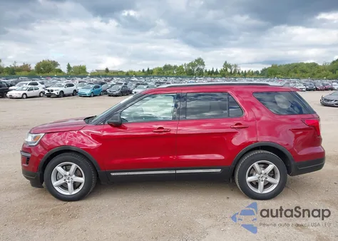 2018 Ford Explorer Xlt from USA, damaged, VIN 1FM5K7D82JGA24264